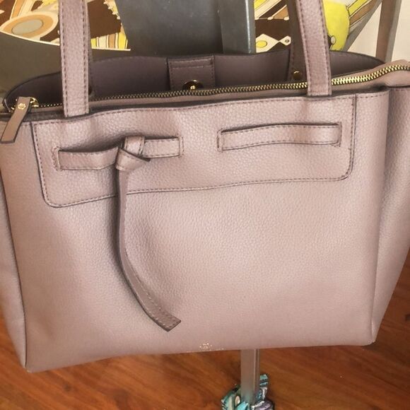 Nanette Lepore Mauve medium tote bag. - Picture 10 of 13